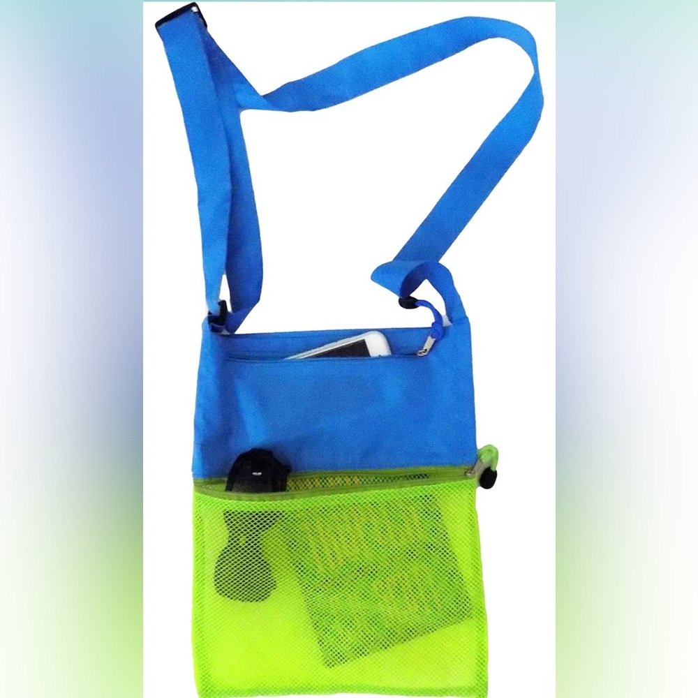 NWT Sand Dipper Shell Collecting Beach Day Bag (3 Pocket)
